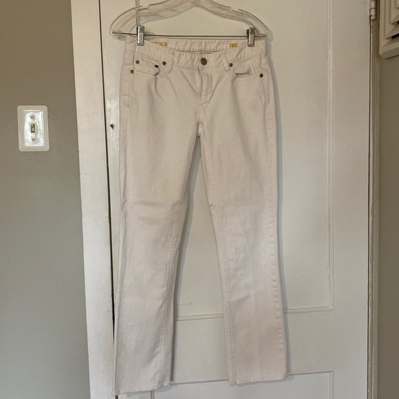 J. Crew Denim - J Crew White Matchstick jeans